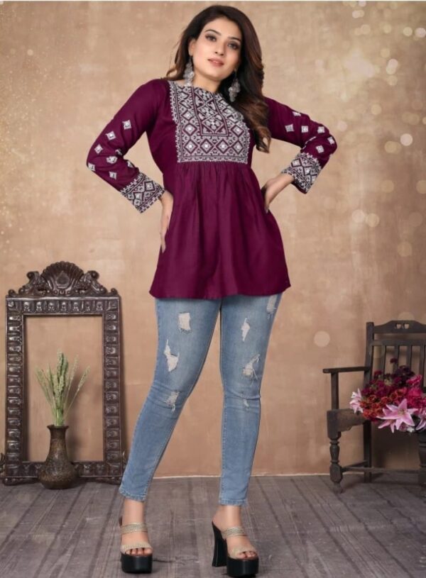 Short Top - Maroon